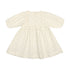 Lil Legs Cream Branch 3/4 Sleeve Dress